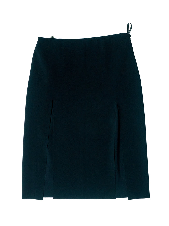 Black Skirt with 2 Slits