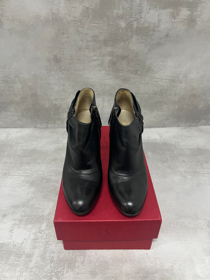 Black Ankle Boots With 90mm Heels