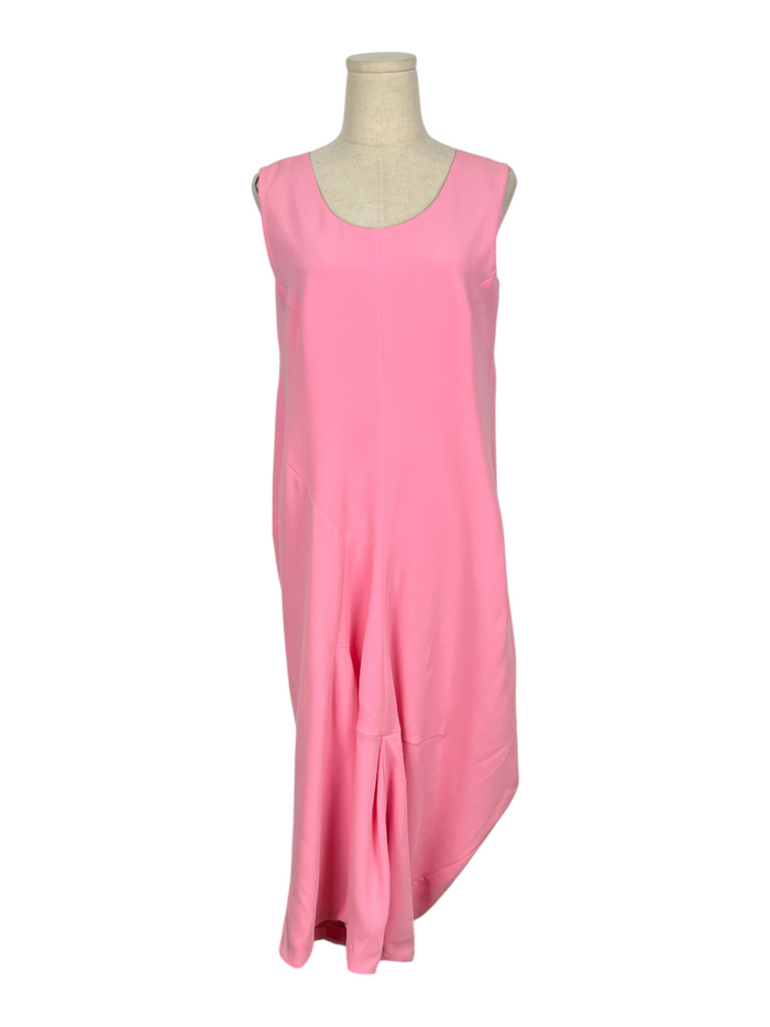 Pink Ankle Length Dress with Balloon Ends