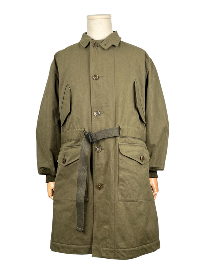 Green And Khaki Reversible Coat
