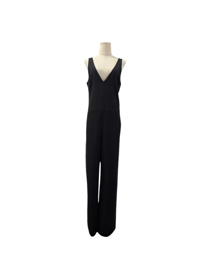 Black V-Neck Jumpsuit