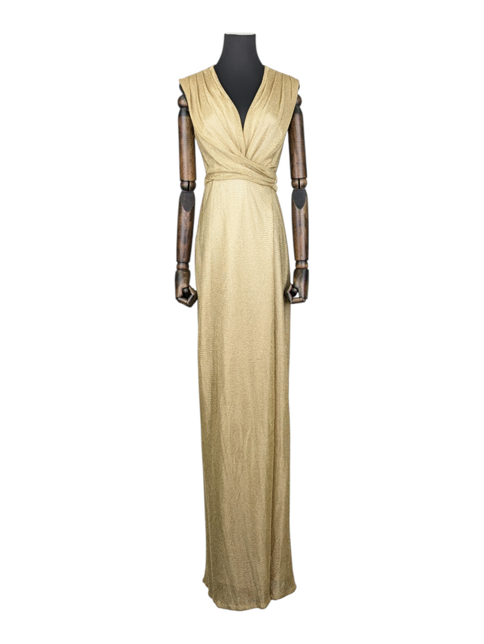 Gold Glittering Maxi Dress