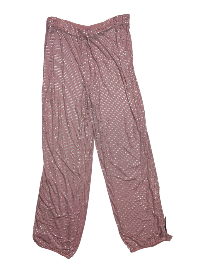 Pink Crystal Beaded Pants