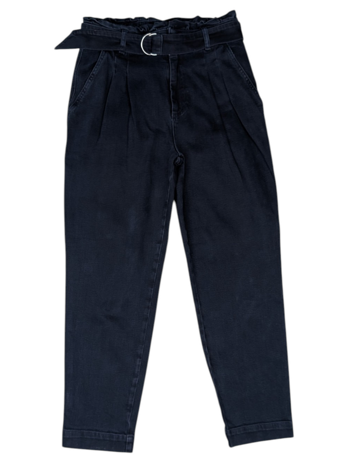 Navy Blue Jeans With Belt