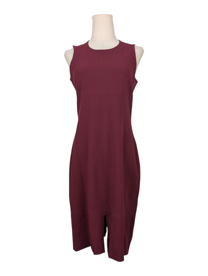 Versus Burgundy Wool Sleeveless Dress