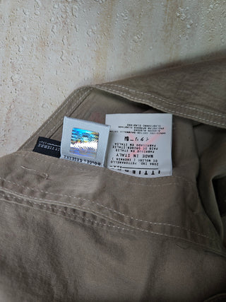 Khaki Cotton Short Sleeve Shirt