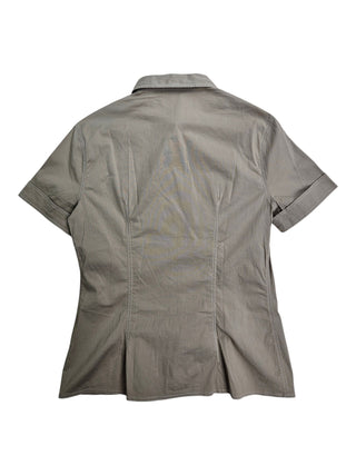 Khaki Cotton Short Sleeve Shirt