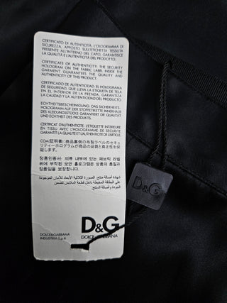 Black Satin Pencil Skirt