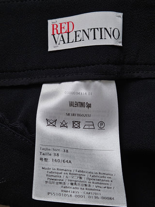Black Shorts with Scallop Hemmed Waist