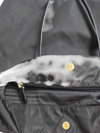 Black Tessuto Nylon Panda Tote