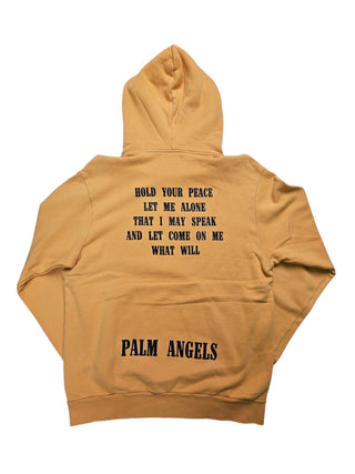 Mustard Yellow "LEGALIZE IT" Slogan Hooded Sweatshirt