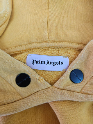 Mustard Yellow "LEGALIZE IT" Slogan Hooded Sweatshirt