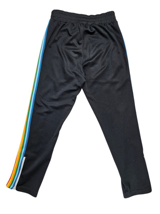 Black with Rainbow Tapping Pants with Zipper Ends