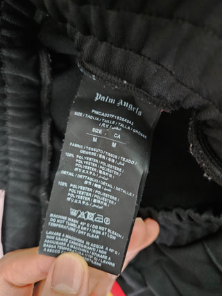 Black with Rainbow Tapping Pants with Zipper Ends