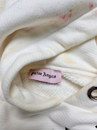 Beige "ART BASEL HONG KONG" Tie-dye in Pink and Yellow Hoodie