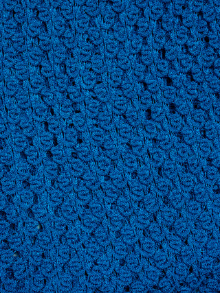 Turquoise Crocheted Scarf