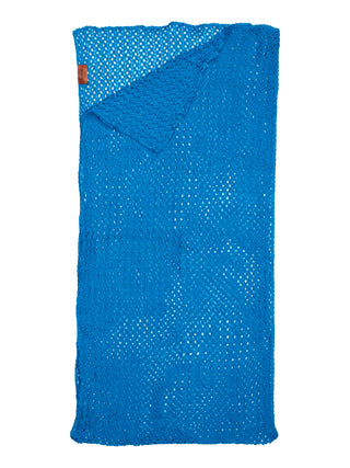 Turquoise Crocheted Scarf