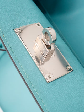 Hermès Blue Toolbox Bag, view 6