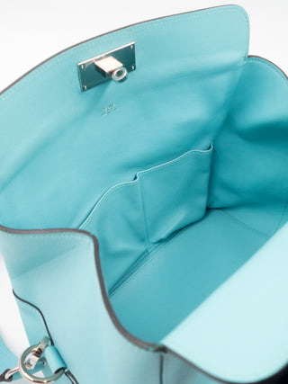 Hermès Blue Toolbox Bag, view 7
