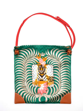 Hermès ROYAL TIGER SILK CITY 33 PM BAG