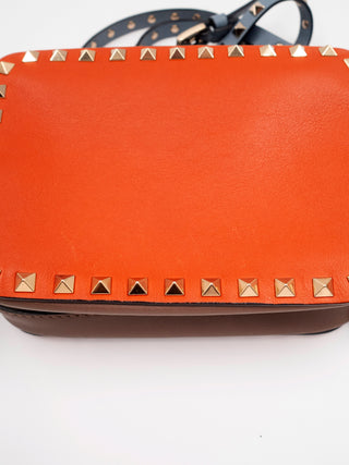 Dusty Brown and Grey Rockstud Camera Bag