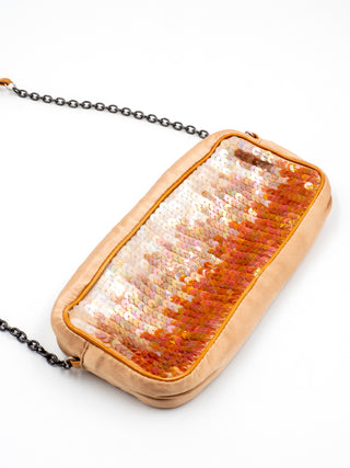 Vintage Gold Sequined Handbag