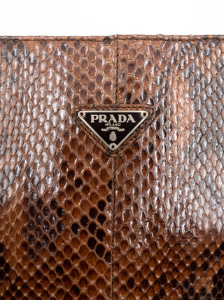 Rare Python Leather Shoulder Bag