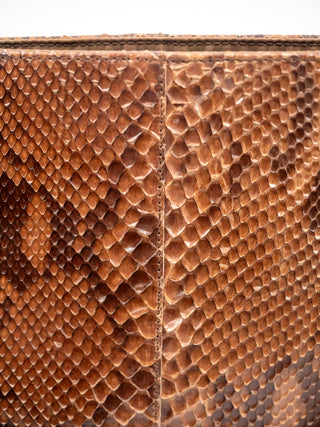 Rare Python Leather Shoulder Bag