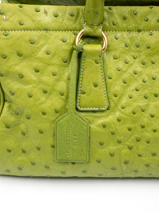 Lime Green Ostrich Handbag