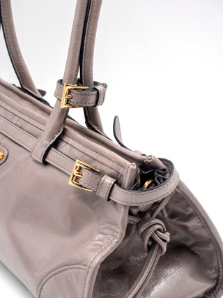 Leather Medium Bonnie Shoulder Bag