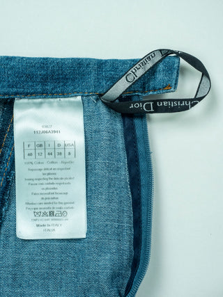 Blue Denim Long Skirt