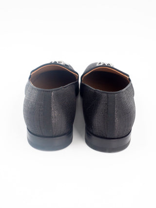 Black Leather Tassel Loafers
