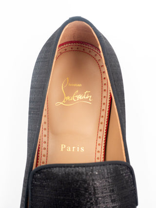 Black Leather Tassel Loafers