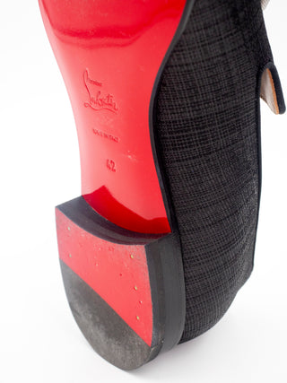 Black Leather Tassel Loafers