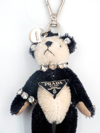 Embellished Panda Bag Charm