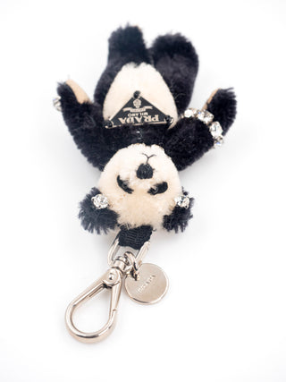 Embellished Panda Bag Charm