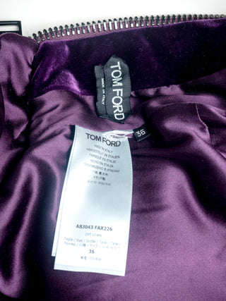 Velvet Open Back Dress with Chunky Zipper Opening