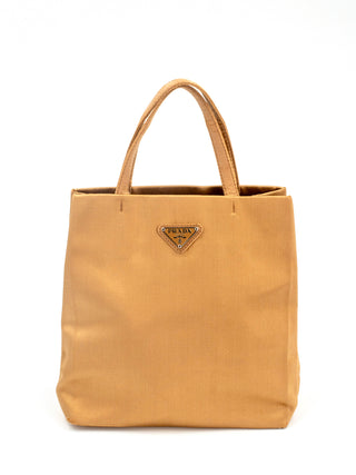 Sand Gold Classic Tessuto Handbag