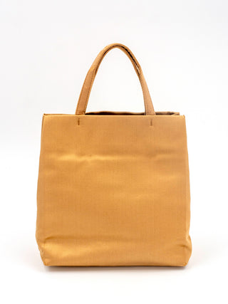 Sand Gold Classic Tessuto Handbag