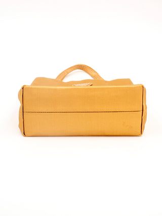 Sand Gold Classic Tessuto Handbag