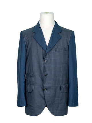 Blue and Dark Grey Jacket