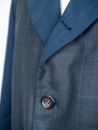 Blue and Dark Grey Jacket