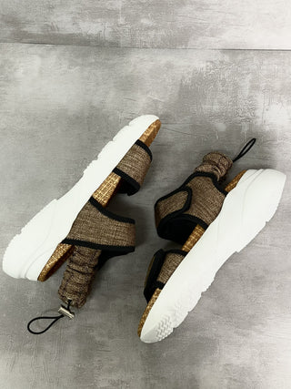 Brown Velcro Sandals