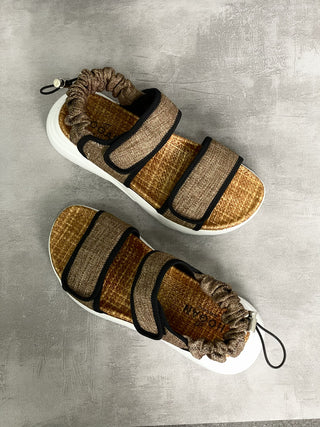 Brown Velcro Sandals