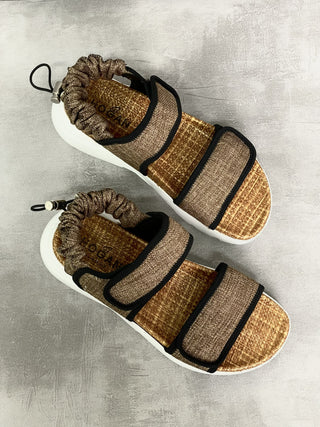 Brown Velcro Sandals