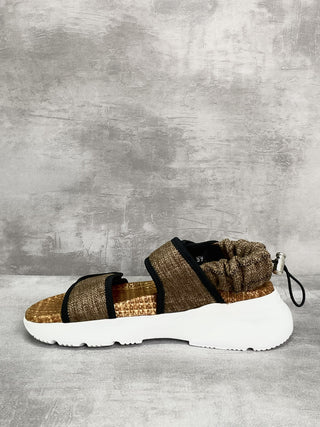 Brown Velcro Sandals