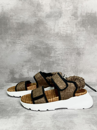 Brown Velcro Sandals