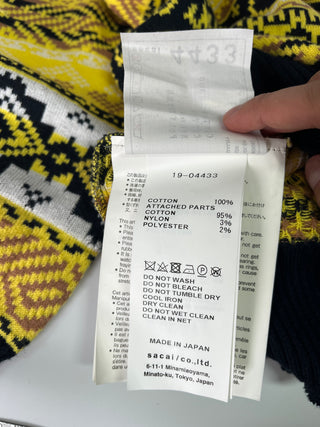 Multicolor Jumper With Gold Buttons