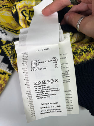 Multicolor Jumper With Gold Buttons