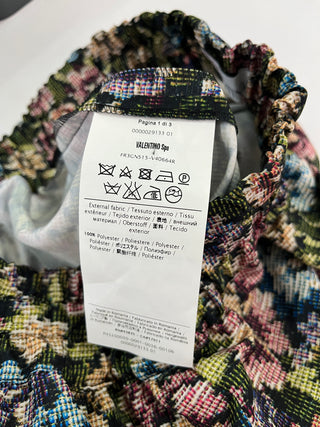 Multicolor Overall Floral Printed Skirt
